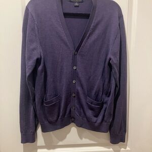 Brooks Brothers Deep Purple Cardigan